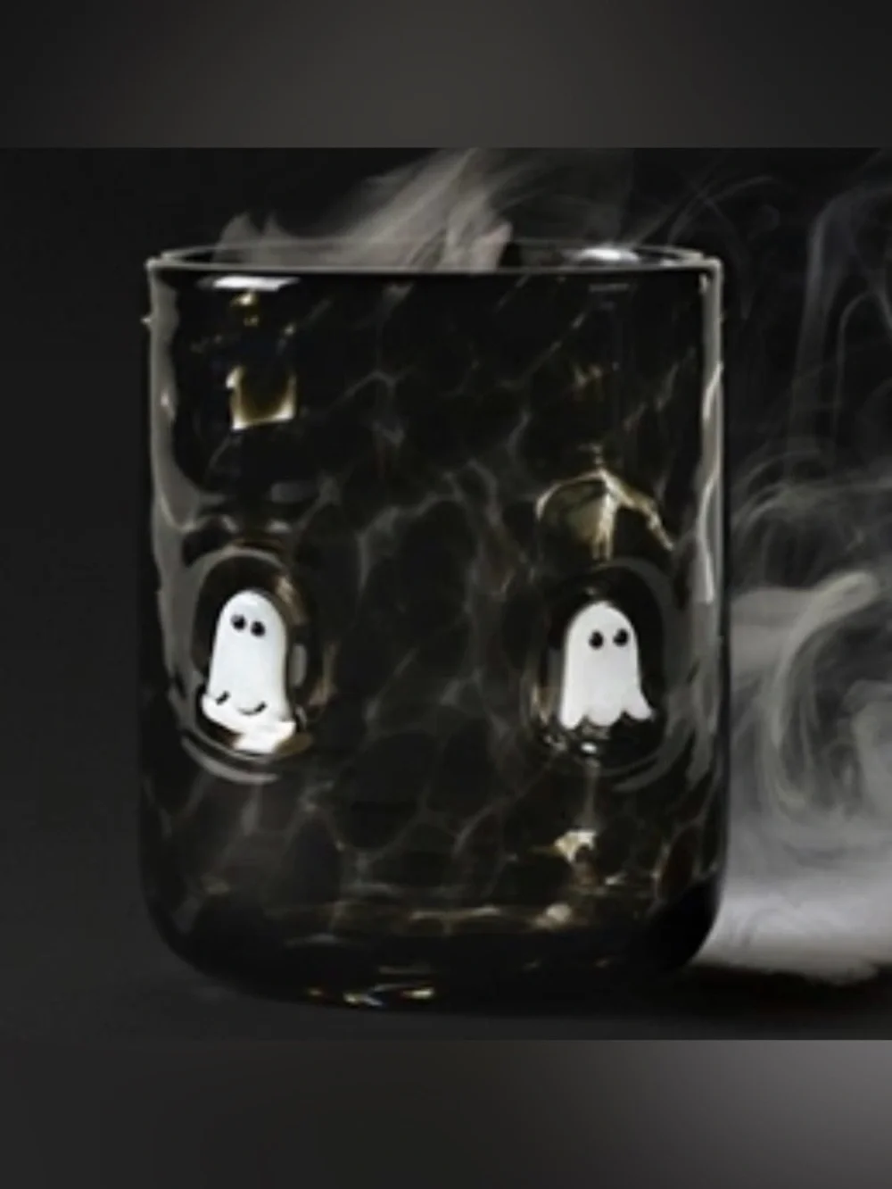 ANTHROPOLOGIE Icon Glowing Ghost Confetti Glass